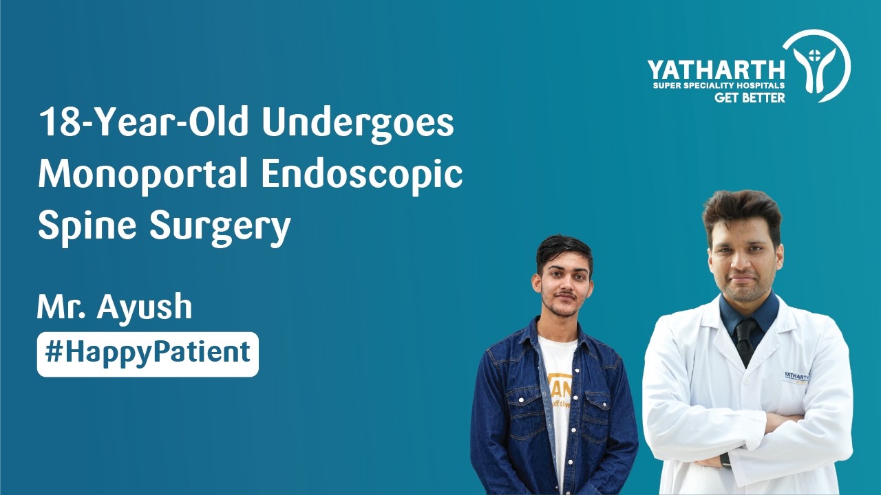 18-Year-Old Undergoes Monoportal Endoscopic Spine Surgery