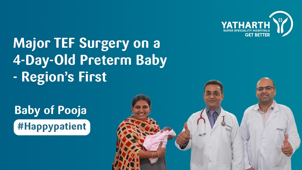 Happy Patient | Successful TEF Surgery on a 4-Day-Old Preterm Baby | Dr. Dhansukh Kumawat