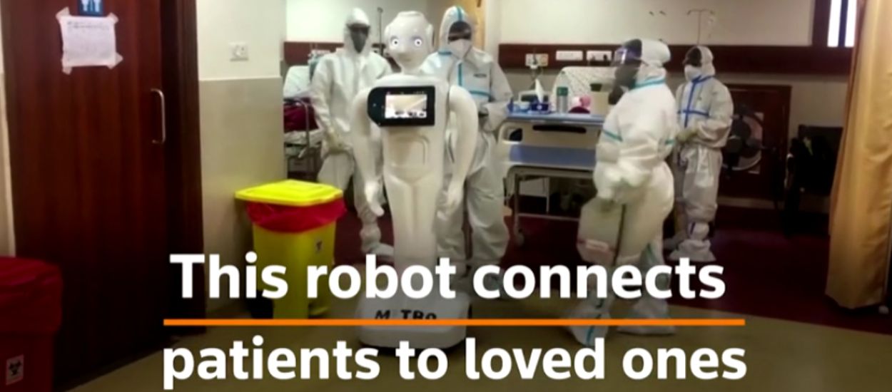 Yatharth deploys Mitra the Robot to Help COVID Patients Speak to Loved Ones